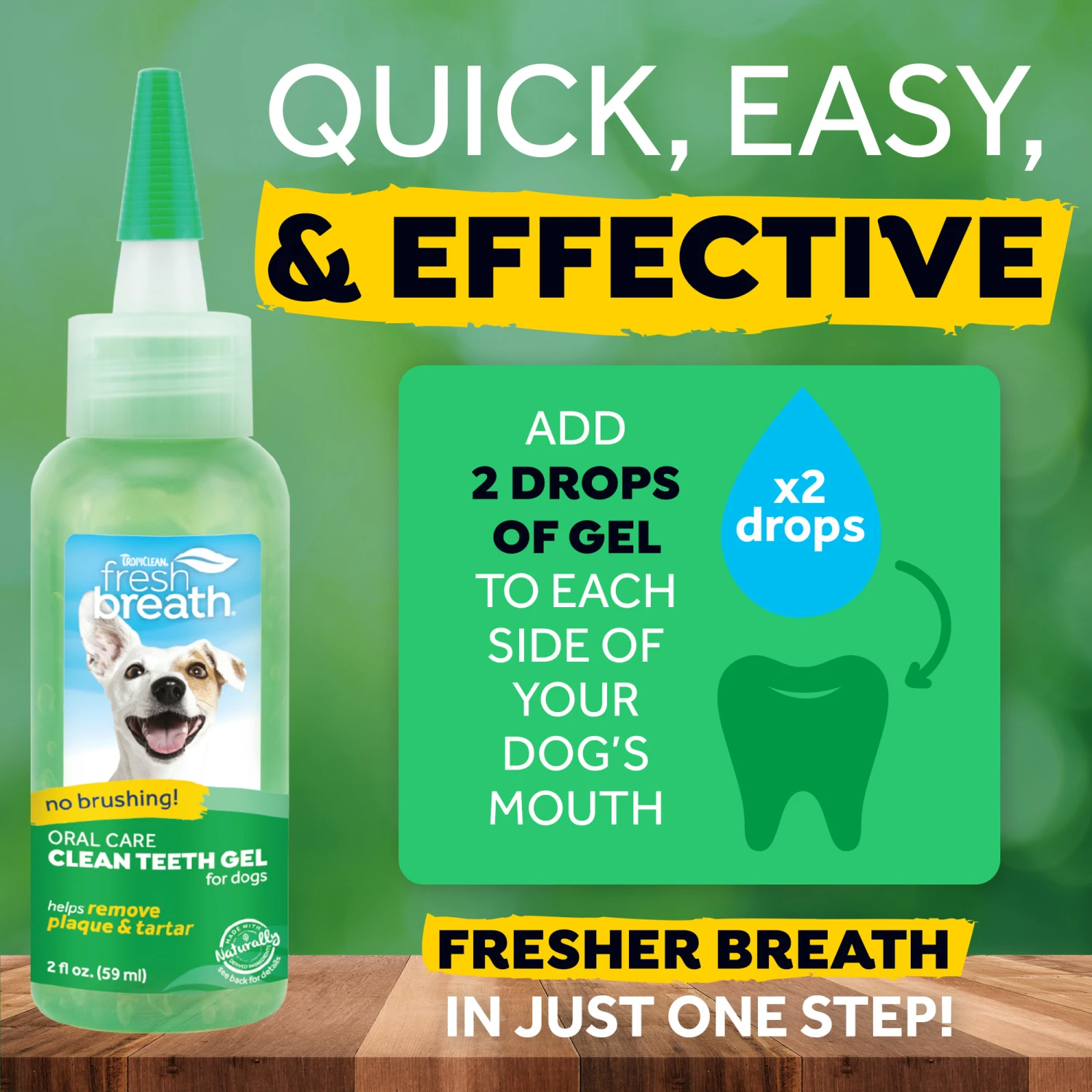 TropiClean - Fresh Breath Clean Teeth Gel 4 TropiClean - Fresh Breath Clean Teeth Gel - Afbeelding 2