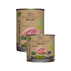 Biofood Organic 100% Kip - Hond & Kat -Hondenbenodigdheden Winkel biofood organic 100 kip hond kat 161404 1000 none