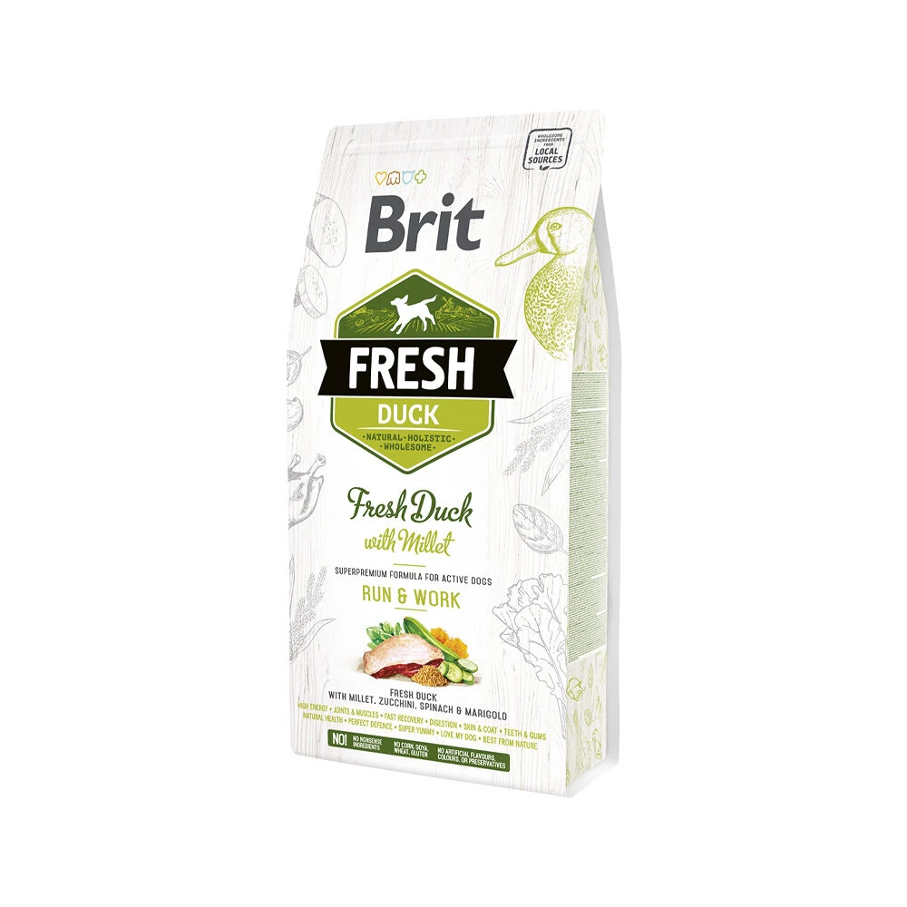 Brit Fresh Duck With Millet - Active Run & Work