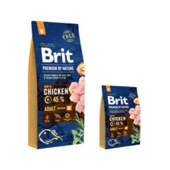 Brit Premium By Nature Adult - Middelgrote Honden -Hondenbenodigdheden Winkel brit premium by nature adult middelgrote honden 201701 0500 none