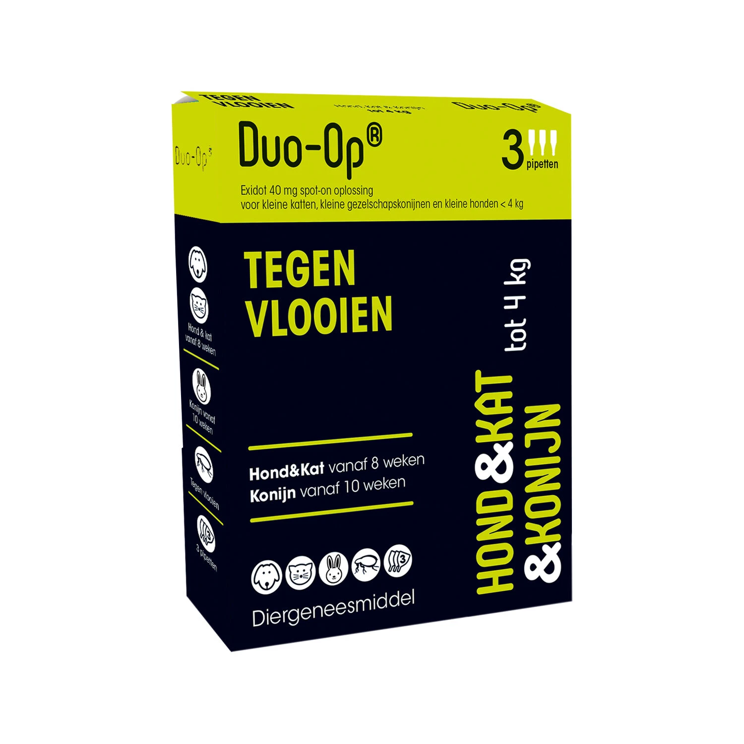 Duo-Op Hond, Kat En Konijn Tot 4 Kg