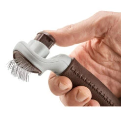 Hunter Zelfreinigende Plukborstel -Hondenbenodigdheden Winkel hunter zelfreinigende plukborstel 116538 0500 none