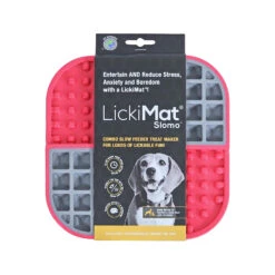 LickiMat Slomo Hond -Hondenbenodigdheden Winkel lickimat slomo roze grijs 20 cm 133748 1500 none