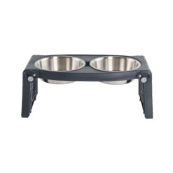 Popware Adjustable Height Pet Feeder -Hondenbenodigdheden Winkel popware adjustable height feeder stainless steel bowls 100787 2000 none