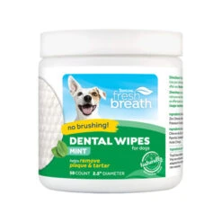 TropiClean Dental Wipes -Hondenbenodigdheden Winkel tropiclean dental wipes 221392 0500 none
