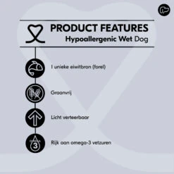 Vetality Hypoallergenic Dog Wet -Hondenbenodigdheden Winkel vetality hypoallergenic dog wet 223122 2000 none