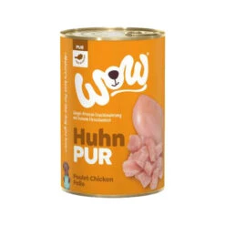 WOW! PUUR 100% Hondenvoer - Blik -Hondenbenodigdheden Winkel wow puur 100 hondenvoer blik kip 6x400g 129010 0500 none