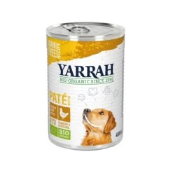 Yarrah - Natvoer Hond Blik Paté Met Kip Bio