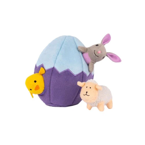 ZippyPaws Zippy Burrow - Easter Egg And Friends 4 ZippyPaws Zippy Burrow - Easter Egg And Friends - Afbeelding 2